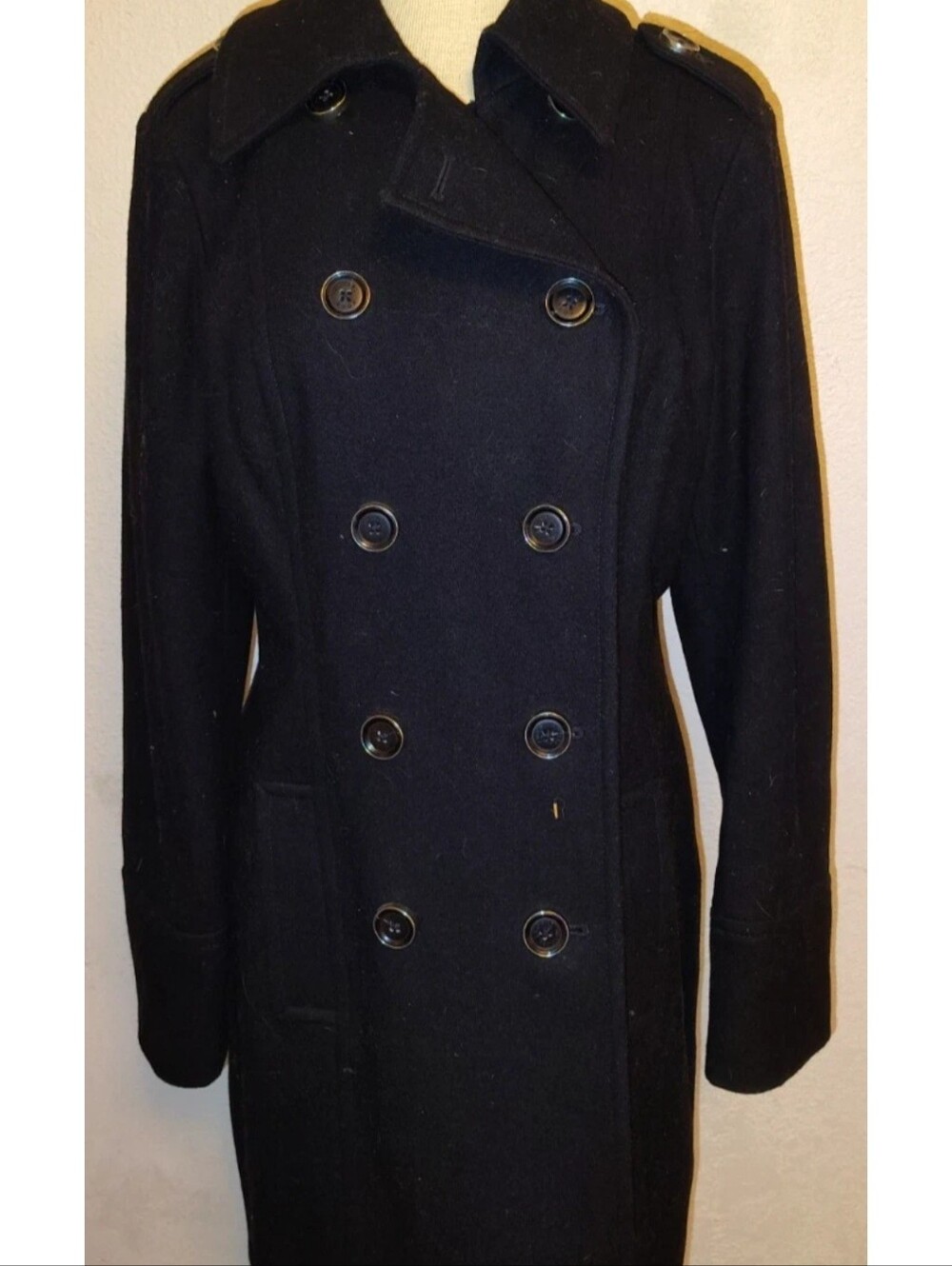 Michale Kors Size 10 Black Women's Jacket 60% Wool 30% Polyester 10% Rayon